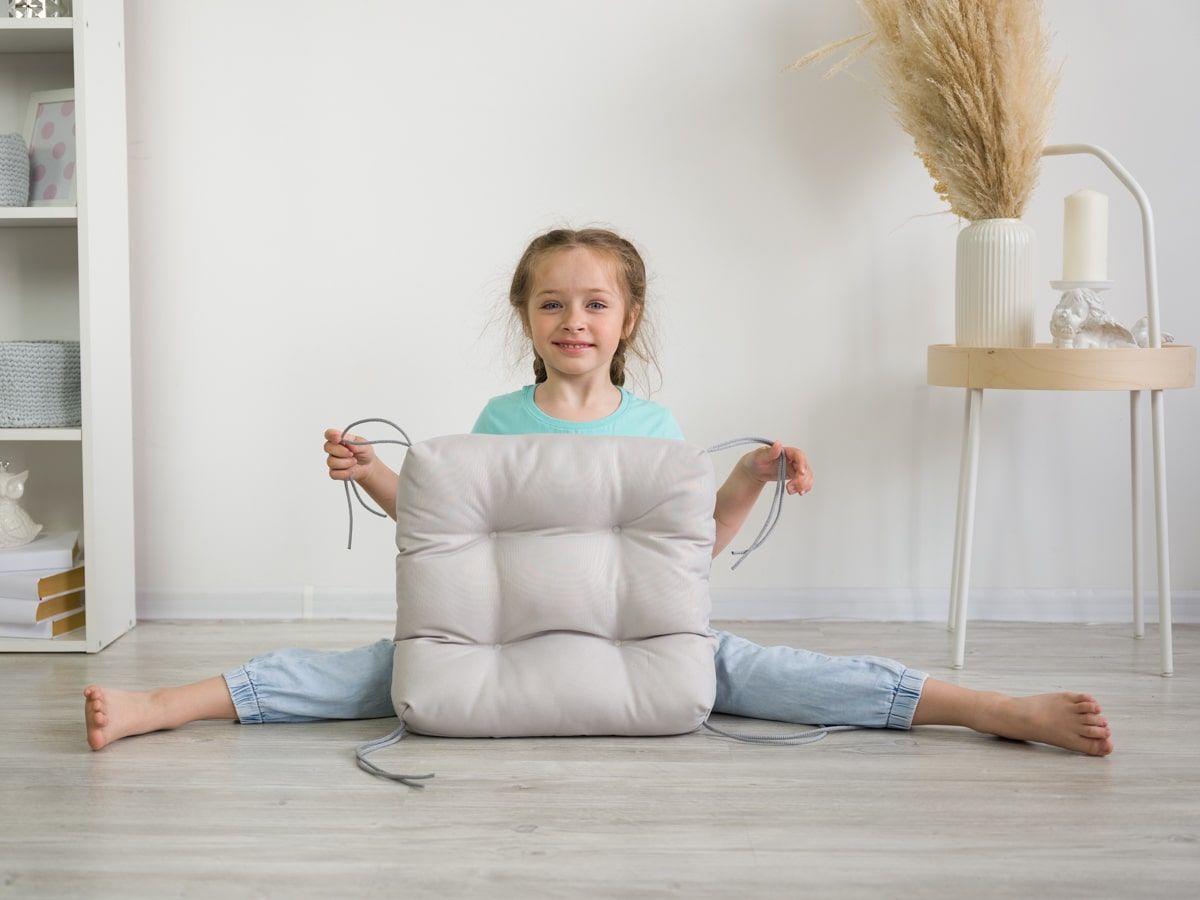 снимок Подушка для сада "ЛОФТ" серая 50*50 от магазина BIO-TEXTILES ОПТ