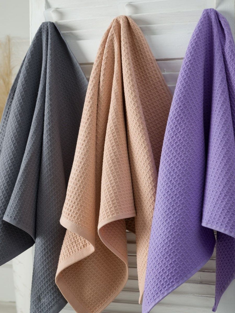 снимок Полотенце вафельное бежевое от магазина BIO-TEXTILES ОПТ